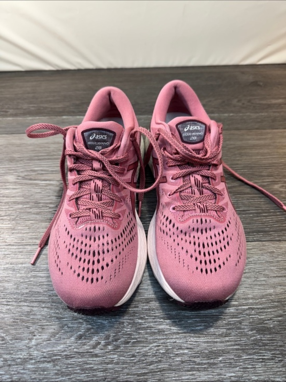 ASICS Women’s Rose Pink Athletic Running Shoes SZ 8.5 (j270)